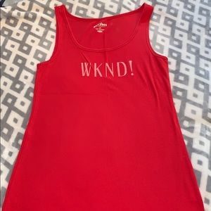 Old Navy fitted tank.